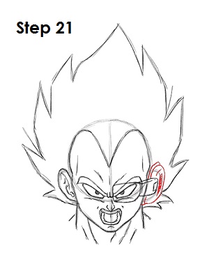 Draw Vegeta 21