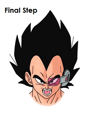 Draw Vegeta Last