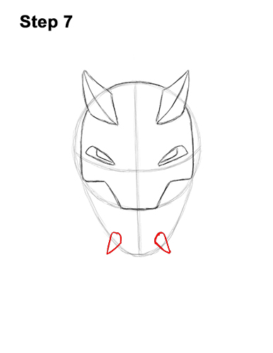 How to Draw Fortnite Vendetta Skin Mask Max 7