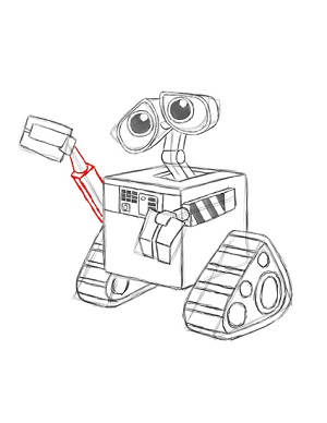 Draw Wall-E Step 16