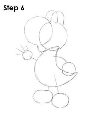 Draw Yoshi Step 6