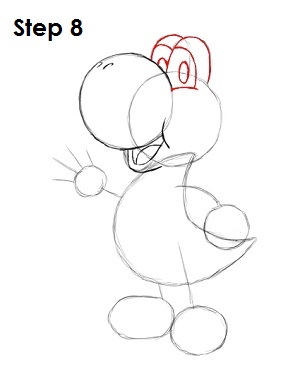 Draw Yoshi Step 8