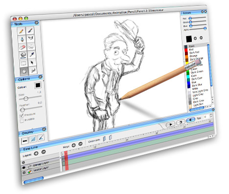 Pencil animation software