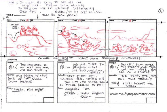 Example of a storyboard