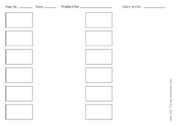 Storyboard Templates 16x9 thumbnails