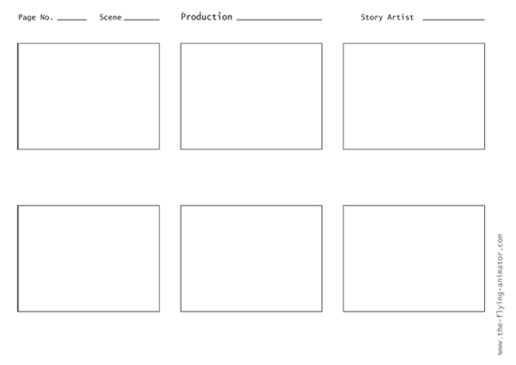 Storyboard Templates 3X4